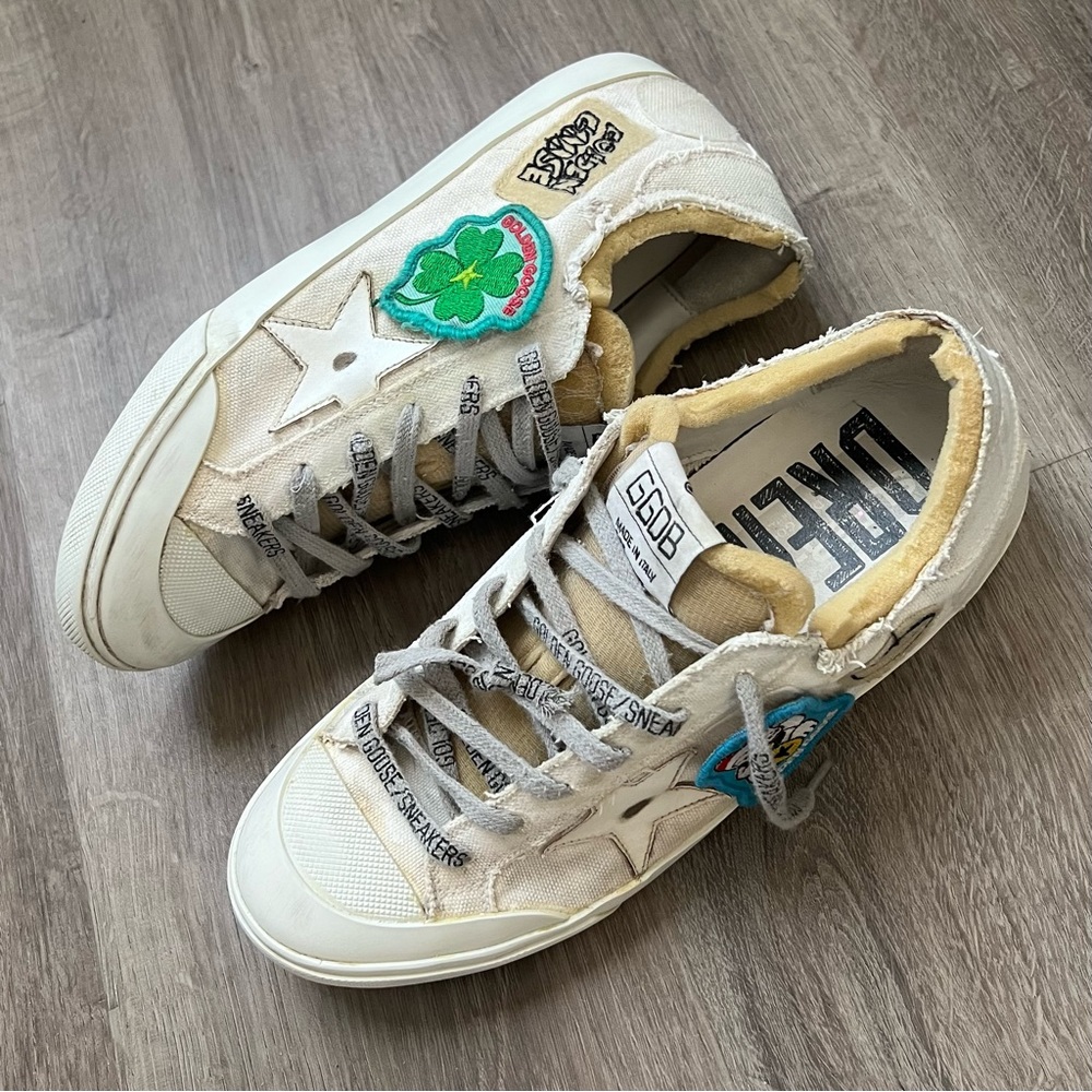 Golden Goose Penstar Superstar Canvas